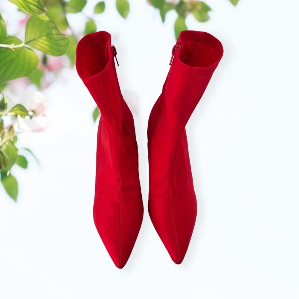 RED Nylon Boots - Picture 6 of 10